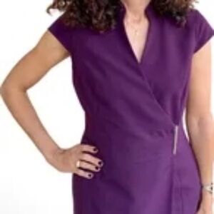 Calvin Klein Purple Midi Dress